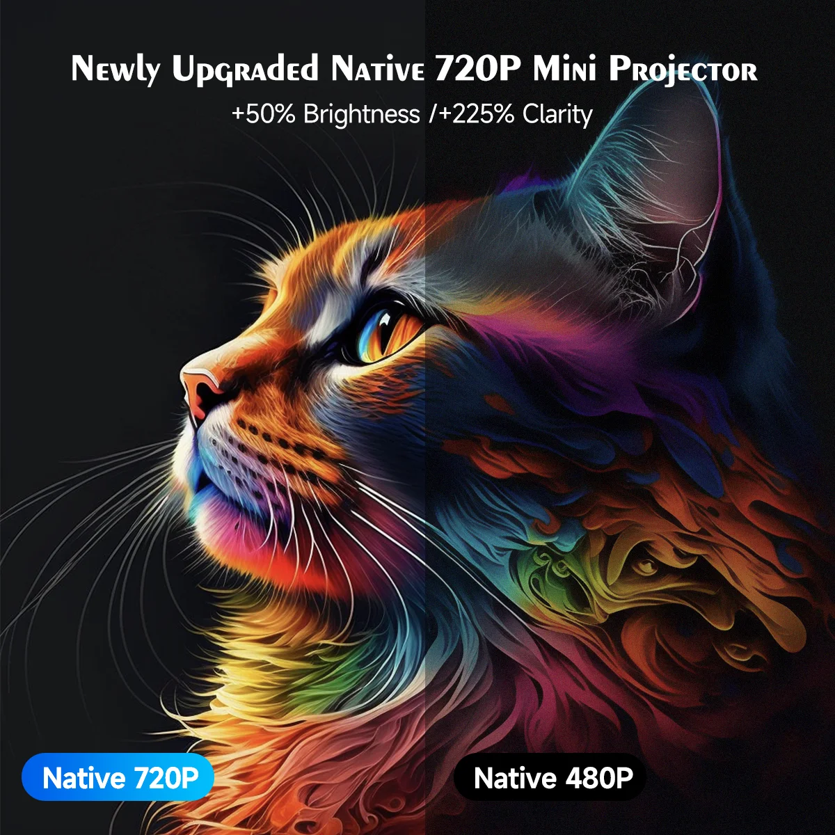 CineLUMIXA Beam Pro – 8K Smart WiFi6 Home Projector